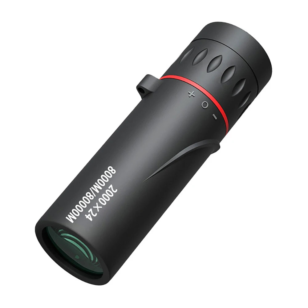 Monocular Telescope Upgrade 2000X24 HD Monoculars for Adults With Phone Adapter Pocket Monoscope Binoculars for Stargazing Gifts