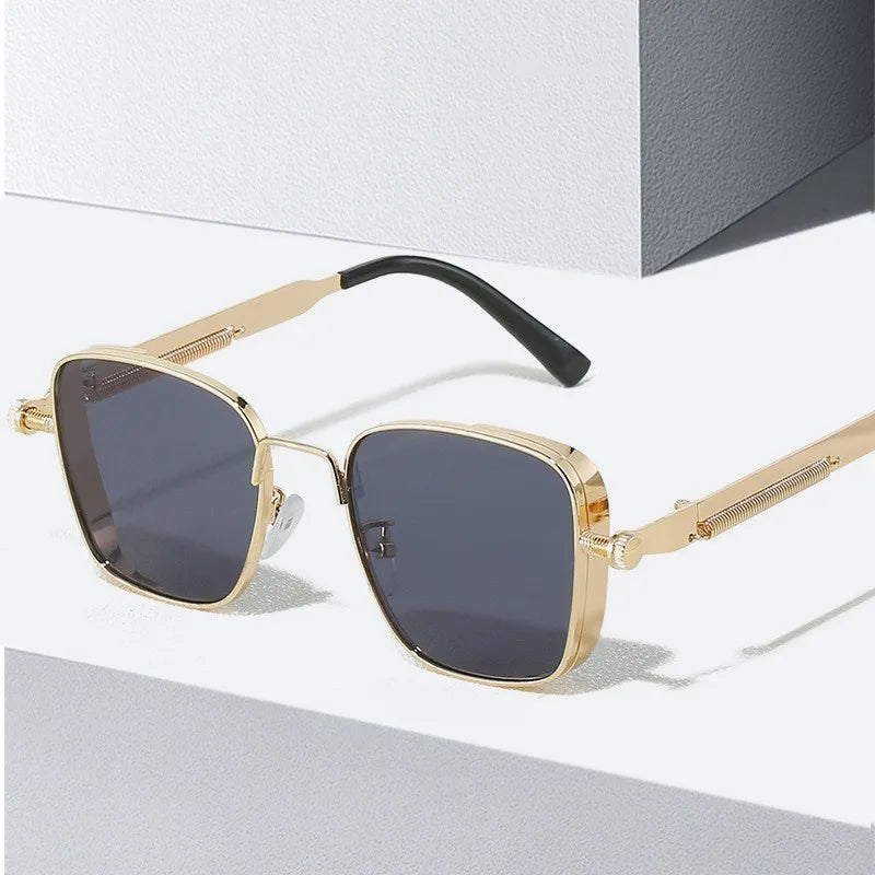 Lunettes de Soleil Rétro Rectangulaires – Sport & Conduite