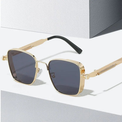Lunettes de Soleil Rétro Rectangulaires – Sport & Conduite