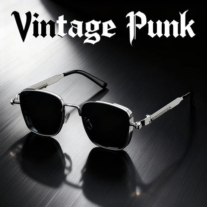 Lunettes Vintage Carrées Unisexe – Mode & Carnaval