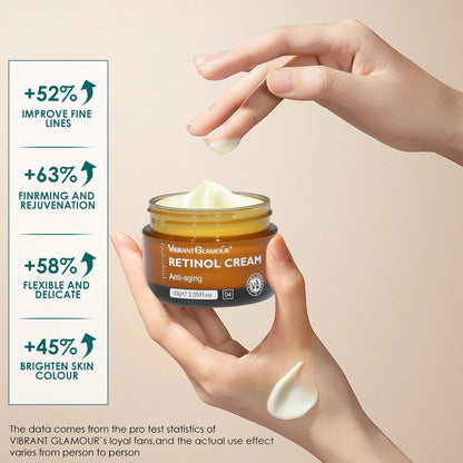 Crème Visage au Rétinol Anti-Âge – Hydratante & Raffermissante