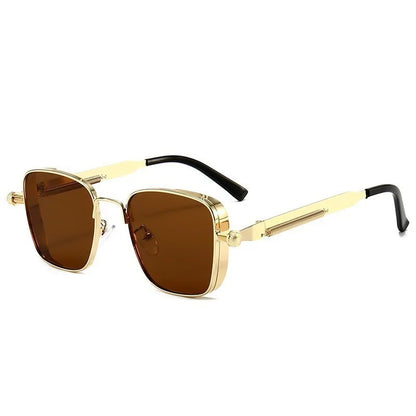 Lunettes de Soleil Rétro Rectangulaires – Sport & Conduite