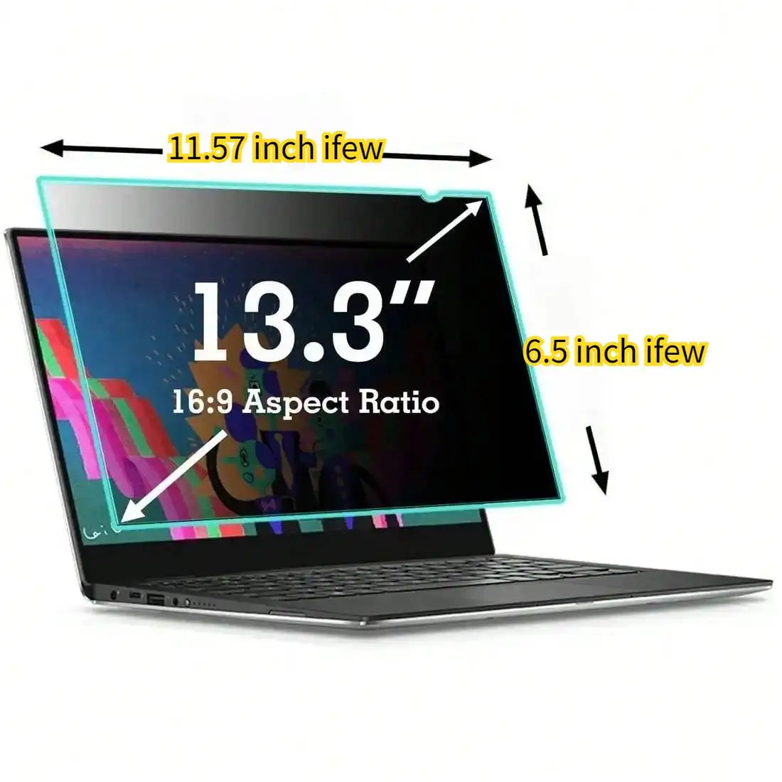 Filtre Écran Confidentialité Laptop – Anti-Espion 12.5" à 17.3"