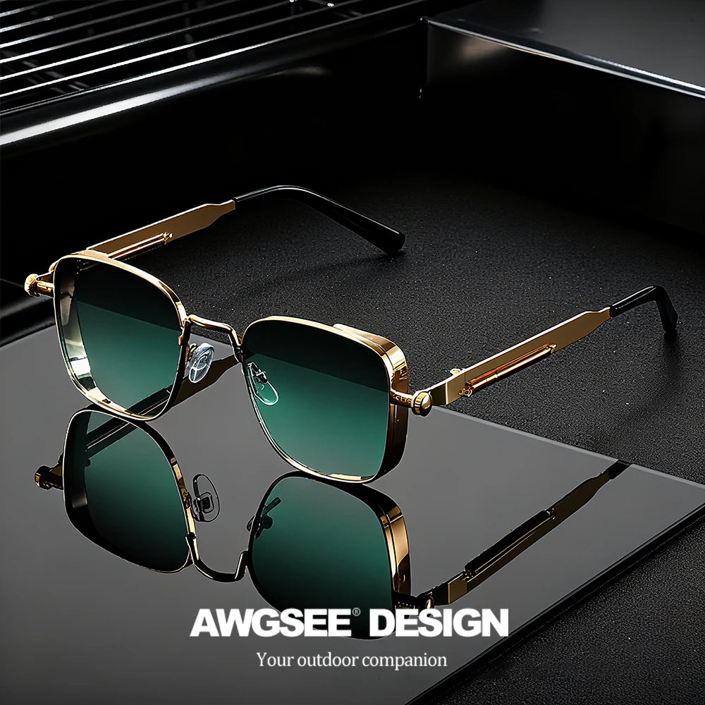 Lunettes Vintage Carrées Unisexe – Mode & Carnaval