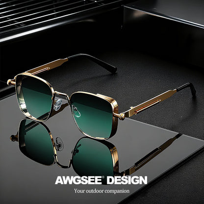 Lunettes Vintage Carrées Unisexe – Mode & Carnaval