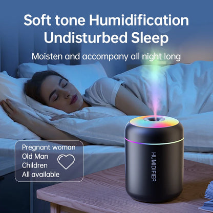 Mini Humidificateur USB Aromathérapie 180ml – Voiture & Maison