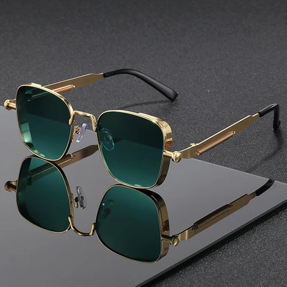 Lunettes de Soleil Rétro Rectangulaires – Sport & Conduite
