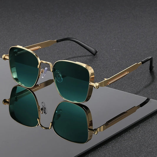 Lunettes de Soleil Rétro Rectangulaires – Sport & Conduite