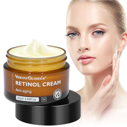 Crème Visage au Rétinol Anti-Âge – Hydratante & Raffermissante