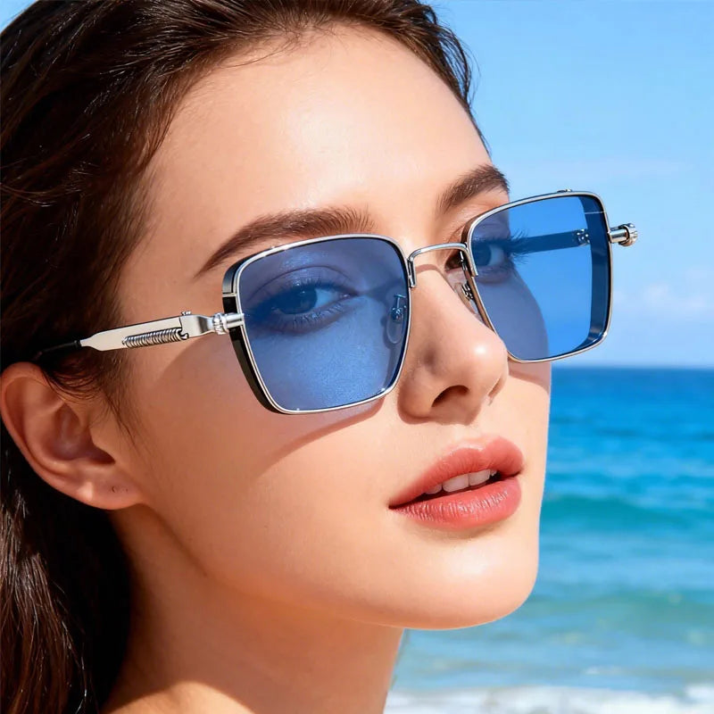 Lunettes de Soleil Polarisées Style Punk – Homme & Femme