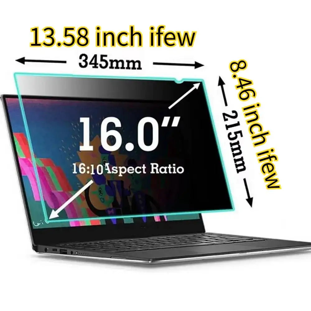 Filtre Écran Confidentialité Laptop – Anti-Espion 12.5" à 17.3"