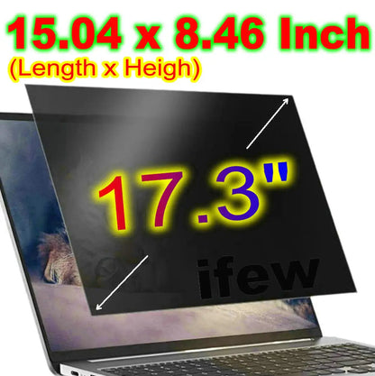 Filtre Écran Confidentialité Laptop – Anti-Espion 12.5" à 17.3"