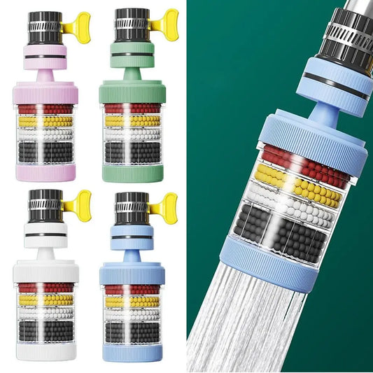 Filtre Robinet Rotatif 360° – 6 Couches de Filtration