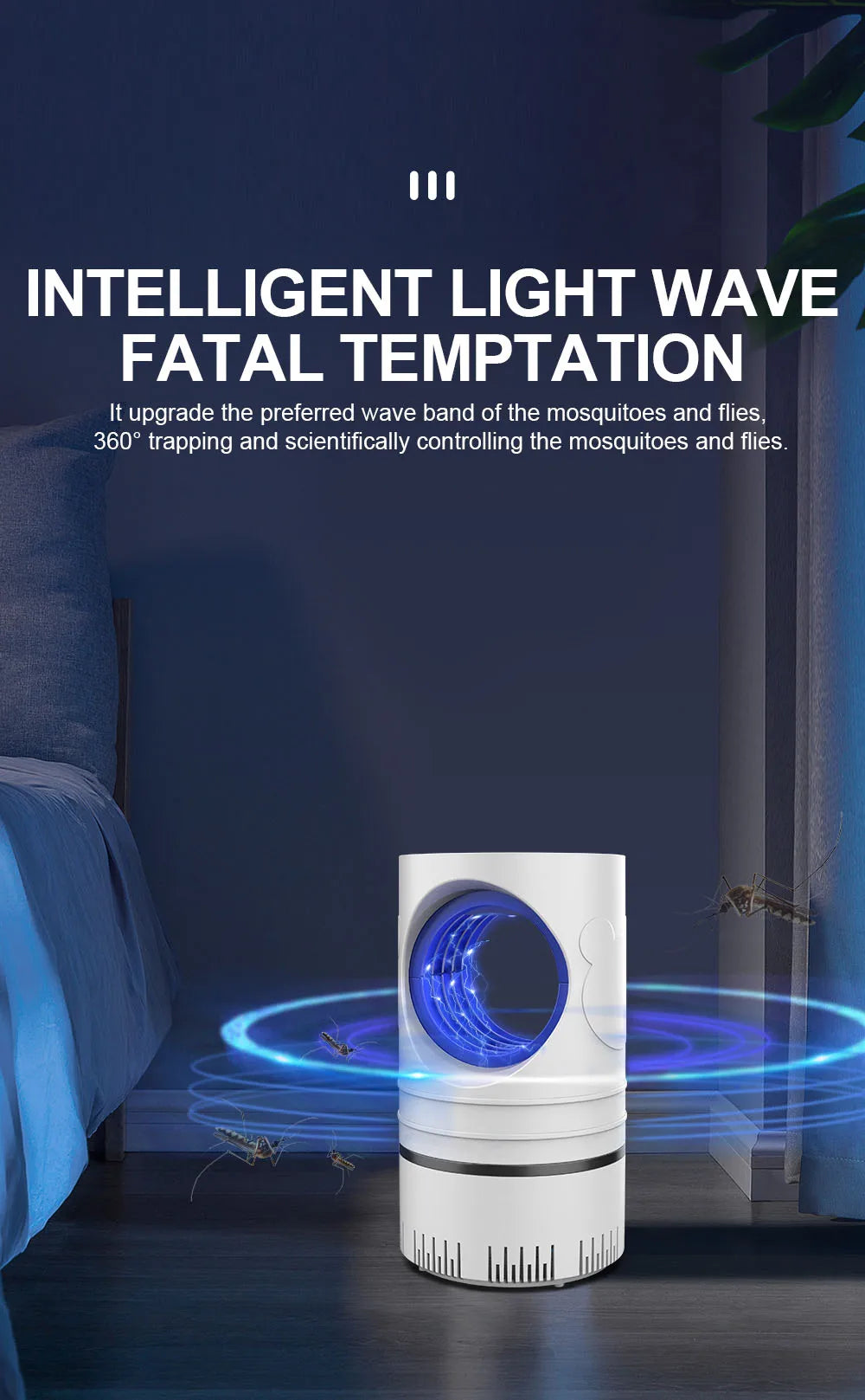 Lampe Anti-Moustiques Électrique LED – USB