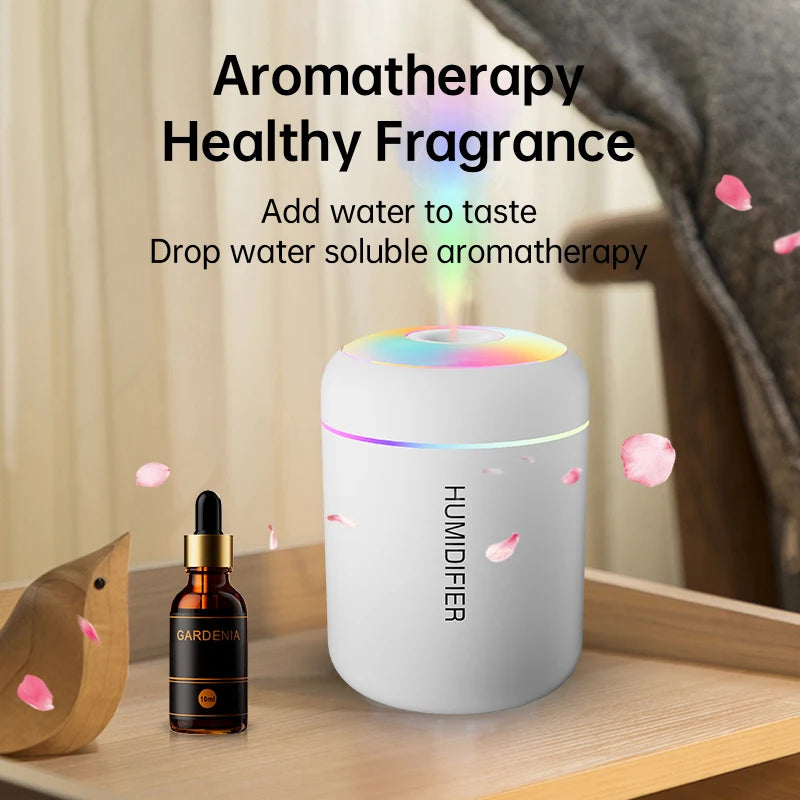 Mini Humidificateur USB Aromathérapie 180ml – Voiture & Maison