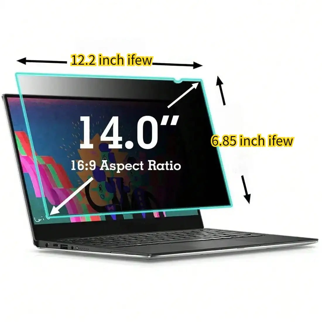 Filtre Écran Confidentialité Laptop – Anti-Espion 12.5" à 17.3"