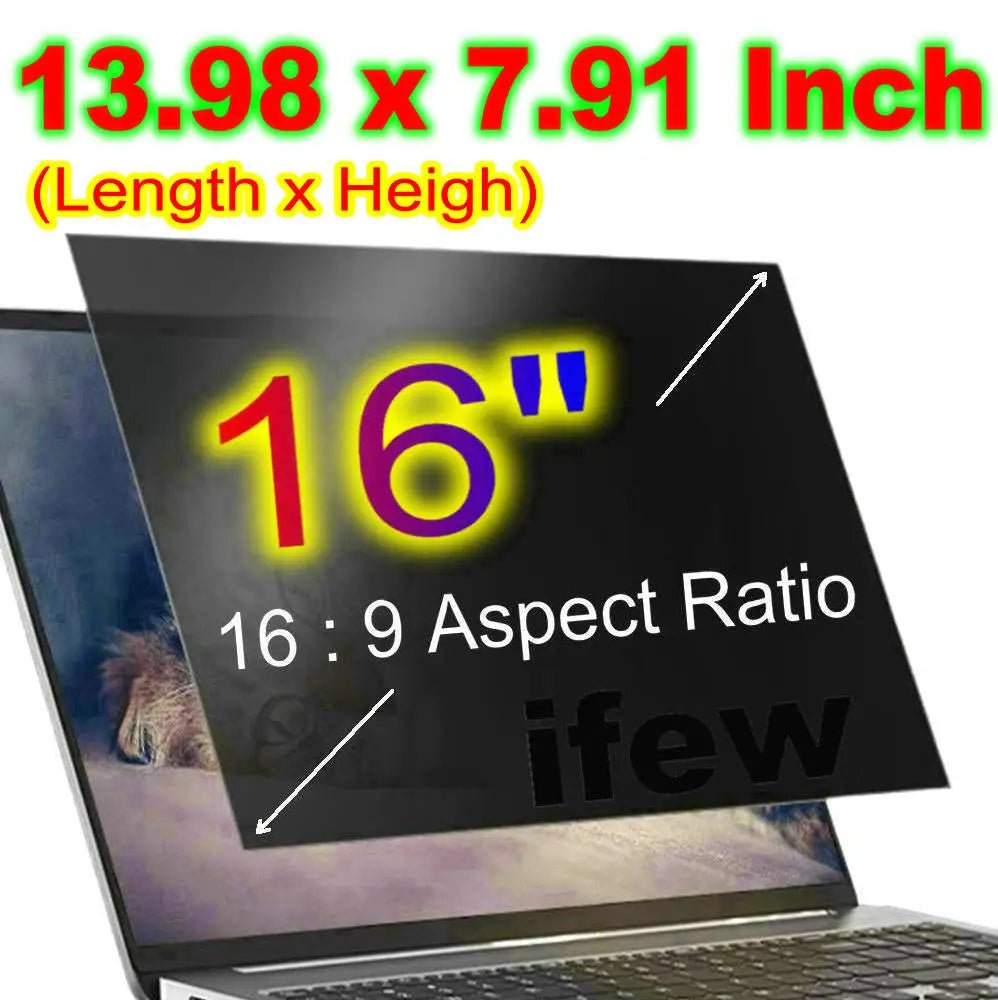Filtre Écran Confidentialité Laptop – Anti-Espion 12.5" à 17.3"