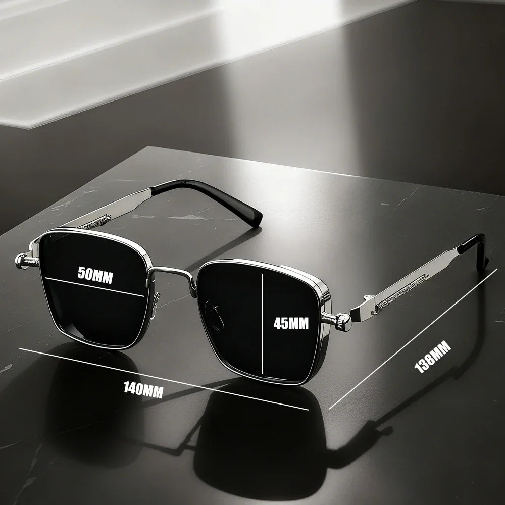 Lunettes Vintage Carrées Unisexe – Mode & Carnaval