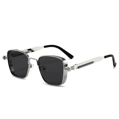 Lunettes Steampunk Vintage Carrées – Homme & Femme