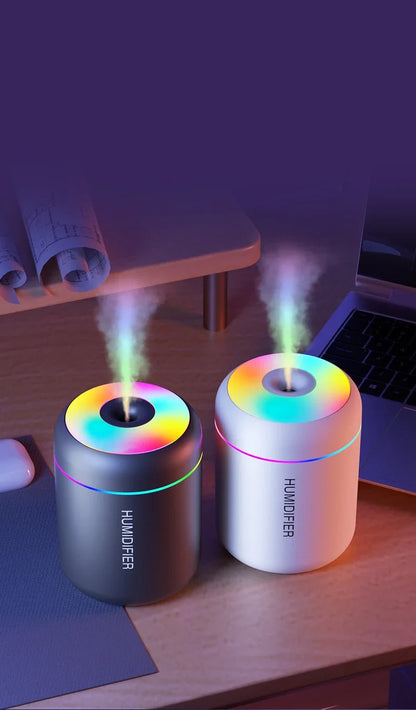 Mini Humidificateur USB Aromathérapie 180ml – Voiture & Maison