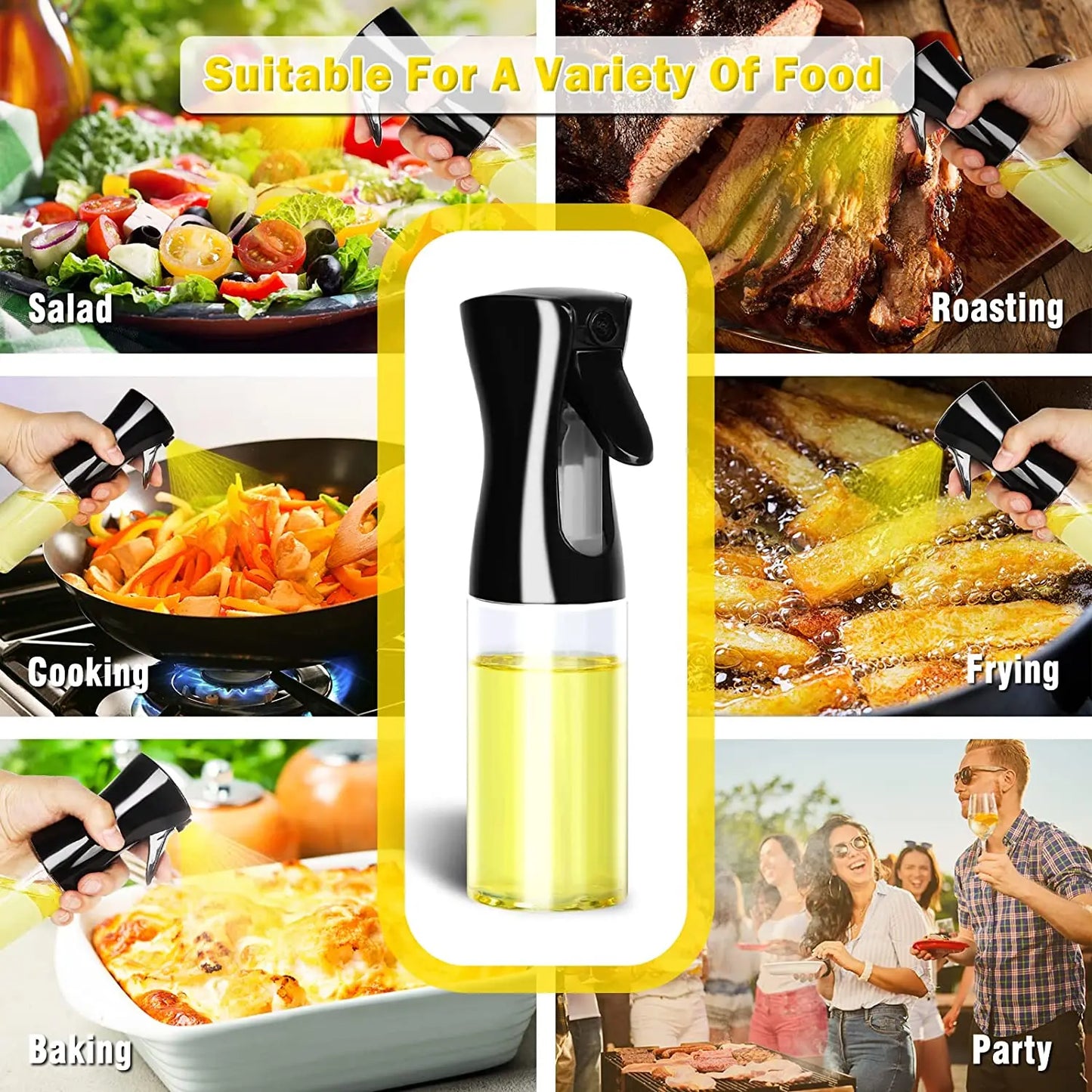 Spray Huile de Cuisine Multifonction – 200/300/500ml