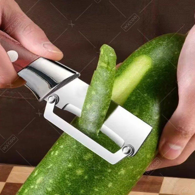 Éplucheur Multifonction 2-en-1 – Couteau & Ouvre-bouteille