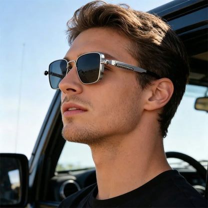 Lunettes de Soleil Polarisées Style Punk – Homme & Femme