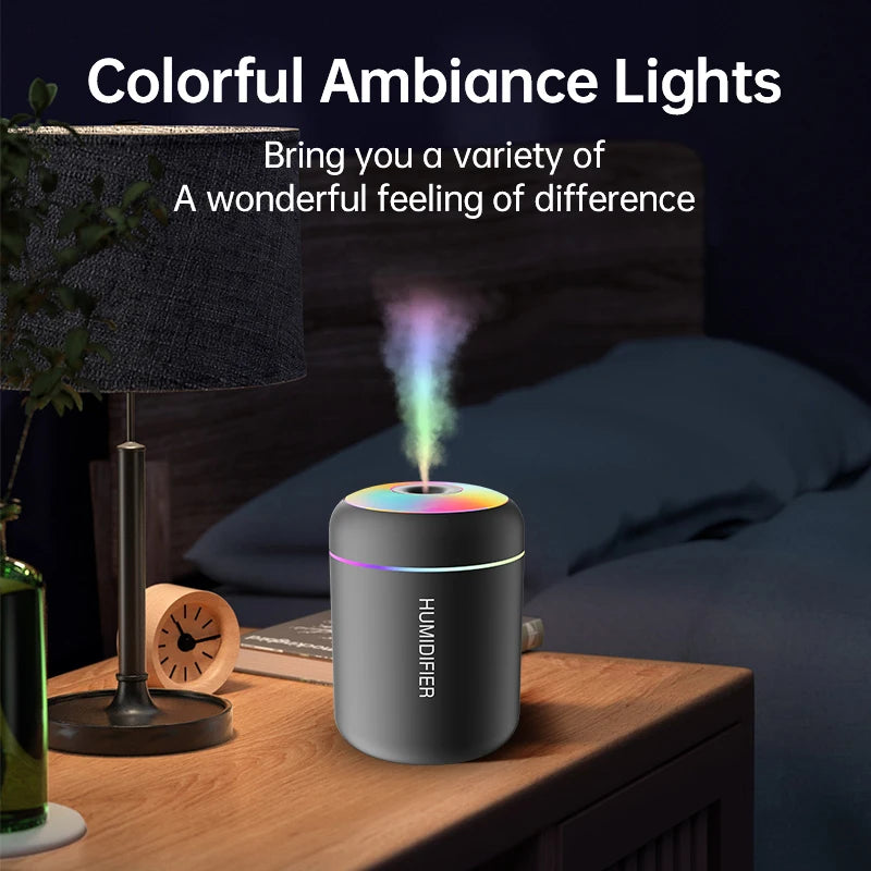 Mini Humidificateur USB Aromathérapie 180ml – Voiture & Maison