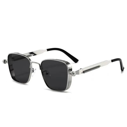 Lunettes Steampunk Vintage Carrées – Homme & Femme