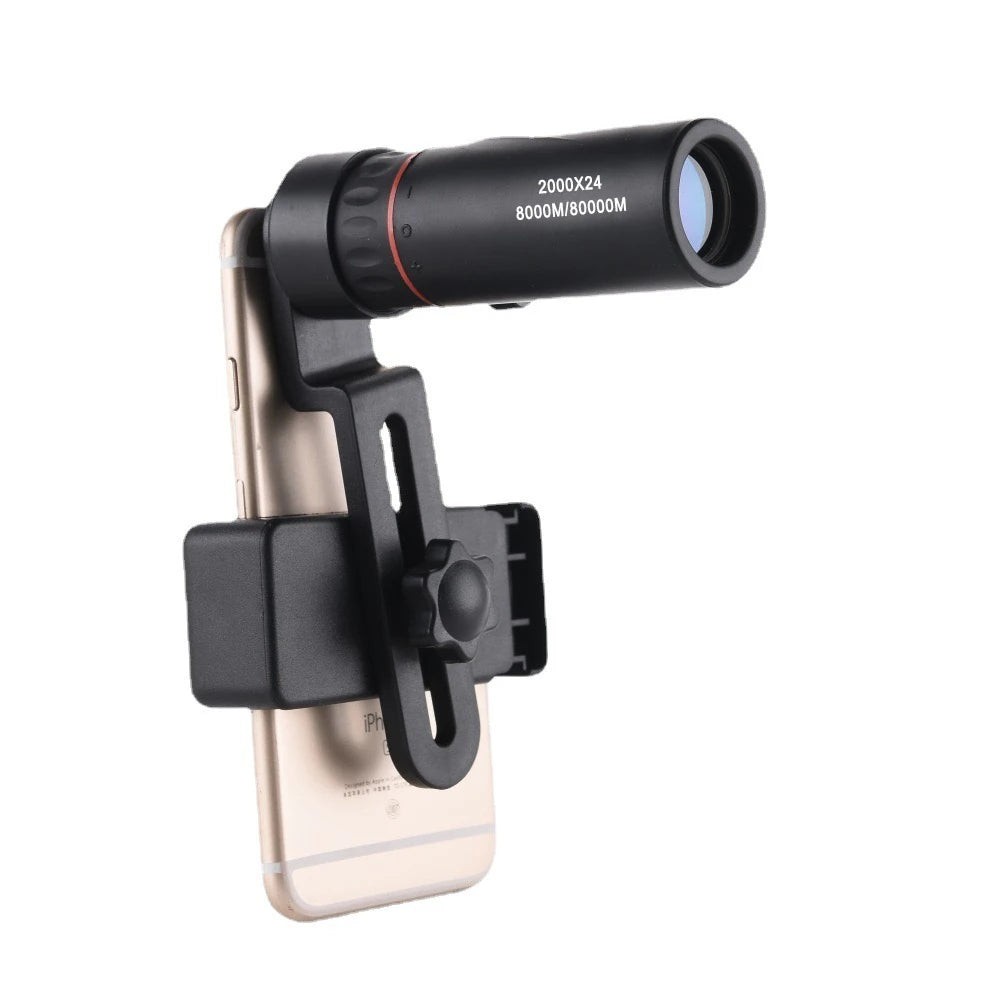 Monocular Telescope Upgrade 2000X24 HD Monoculars for Adults With Phone Adapter Pocket Monoscope Binoculars for Stargazing Gifts