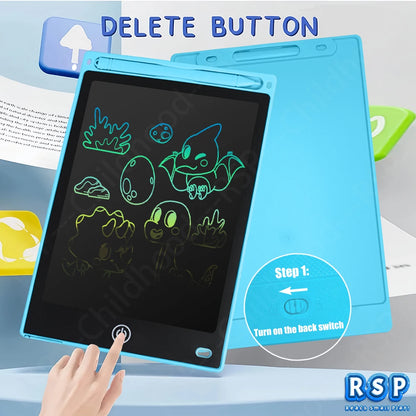 Ardoise Électronique LCD 8.5" – Tablette Dessin Enfants 3-8 ans