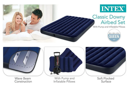 Matela gonflable + 🎁 Pompe électrique offerte