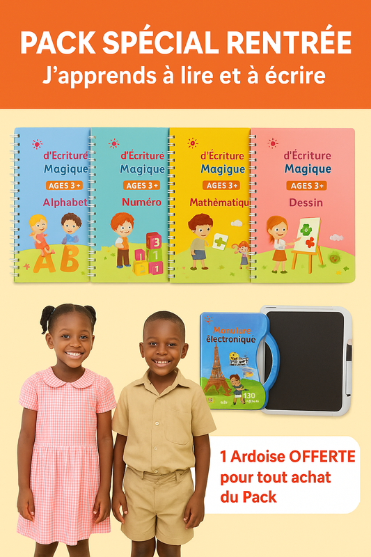 Bien Lire et Bien écrire : 4 cahiers magiques + 1 livre électronique + 🎁